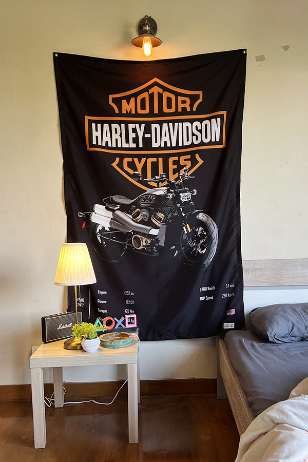Harley Davidson Bike Tapestry – kafka - Main Image